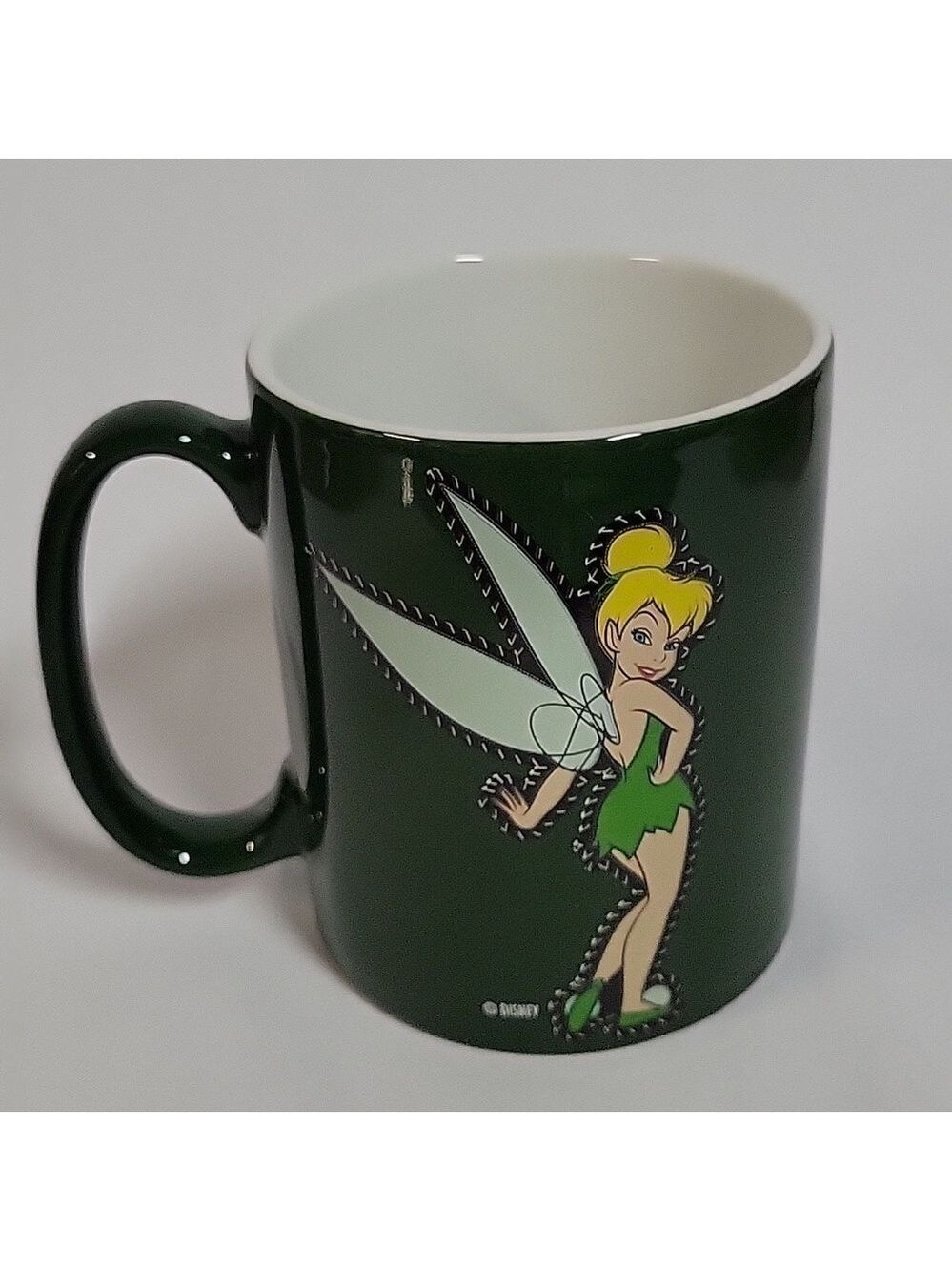 Disneystore Dark Green Tinker Bell Mug, 18 oz.